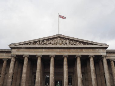 Londra, İngiltere 'deki Bloomsbury' deki British Museum.