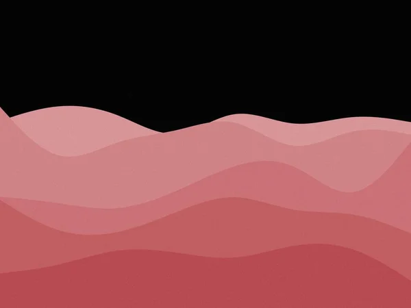 Růžové Vlny Ilustrace Užitečné Jako Pozadí — Stock fotografie