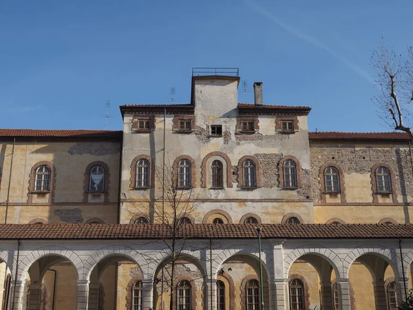 Certosa Bývalý Klášter Psychiatrická Léčebna Collegno Itálie — Stock fotografie