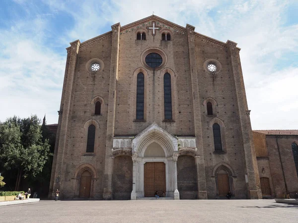Болога Италия Сентябрь 2022 Церковь Святого Франциска Сан Франческо — стоковое фото