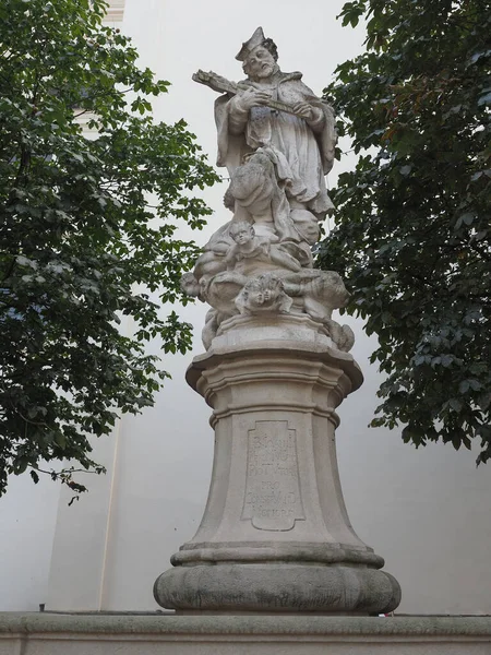 Jean Nepomuk Saint Bohême Monument Brno République Tchèque — Photo