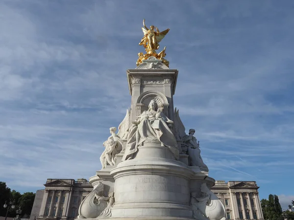 Queen Victoria Memorial Queen Gardens Front Buckingham Palace London — Foto Stock