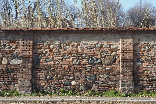 背景として有用な古代のレンガや石の壁 — ストック写真