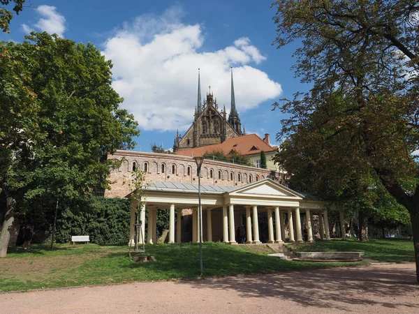 Brno Tjeckien Circa September 2022 Katedrala Svateho Petra Pavla Översättning — Stockfoto