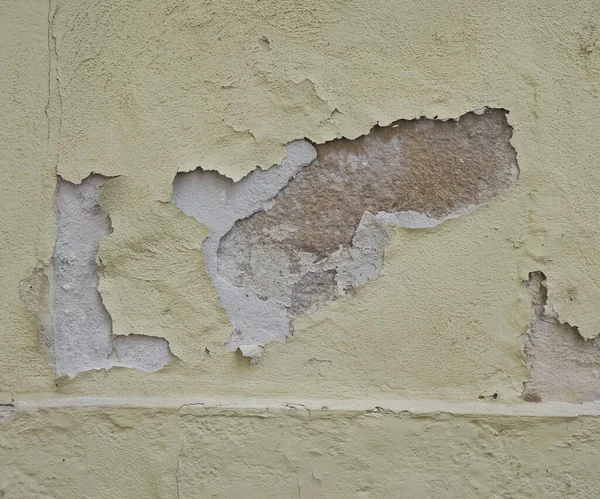 Dommages Causés Par Humidité Humidité Sur Mur — Photo