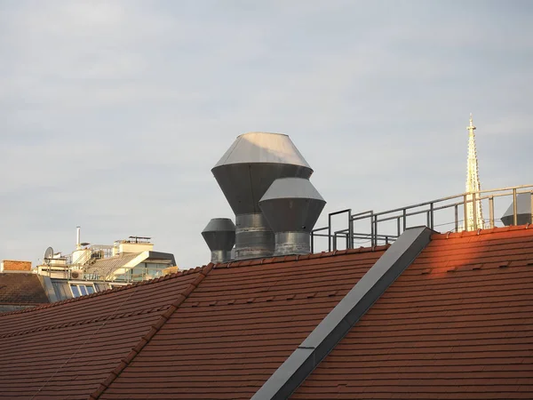 Вид Вену Крыше — стоковое фото