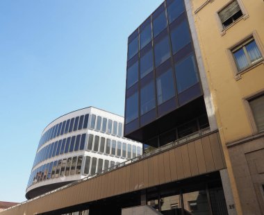 TURIN, İTALYA - CIRCA EPTEMBER 2022: Kamera di ticari çeviri odası