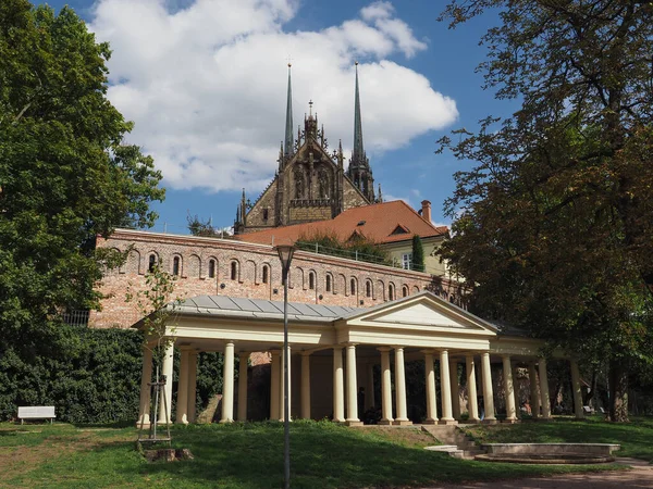 Brno チェコ共和国 Circa 2022年9月 Katedrala Svateho Petra Pavla Translation聖ピーターとポール大聖堂 — ストック写真