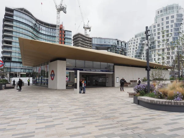 Londres Reino Unido Circa Octubre 2022 Estación Metro Battersea Power — Foto de Stock