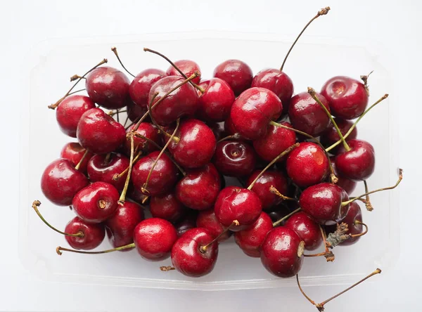 Red Cherry Scientific Name Prunum Vegetarian Fruit Food — Photo