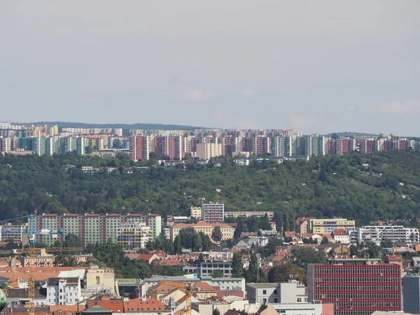 Vista Aérea Ciudad Brno República Checa —  Fotos de Stock
