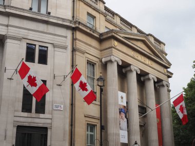 LONDON, İngiltere - CIRCA ECTOBER 2022: Trafalgar Meydanı 'ndaki Kanada Evi