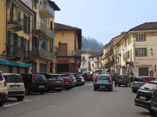 Gassino Olaszország Circa March 2023 Kilátás Régi Városközpontra — Stock Fotó