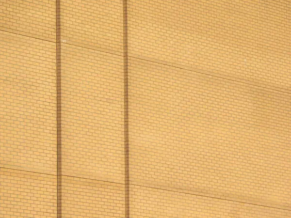Желтая Кирпичная Стена Промышленного Стиля — стоковое фото