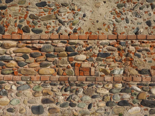 Průmyslový Styl Starověké Cihly Kamenné Zdi Užitečné Jako Pozadí — Stock fotografie