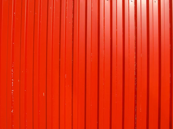 Estilo Industrial Acero Corrugado Rojo Útil Como Fondo — Foto de Stock