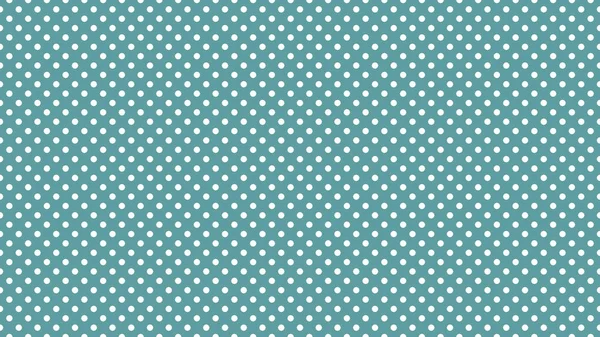 White Polka Dots Pattern Cadet Blue Useful Background — Foto Stock