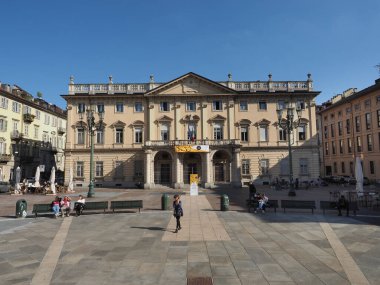 TURIN, İtalya - CIRCA EPTEMBER 2022: Konservatuar Giuseppe Verdi devlet müzik konservatuarı
