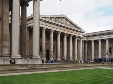 LONDON, İngiltere - CIRCA ECTOBER 2022: Bloomsbury 'deki İngiliz Müzesi