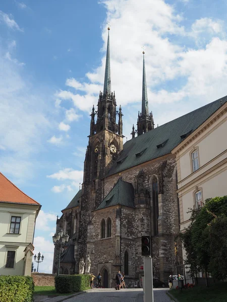 Brno Repubblica Ceca Circa Settembre 2022 Katedrala Svateho Petra Pavla — Foto Stock