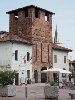 CANDELO, ITALY - CIRCA JULY 2022: Ricetto fortified medieval village