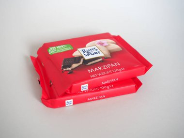 STUTTGARD, Almanya - CIRCA MARCH 2023: Ritter Spor Marzipan Çikolatası Paketi