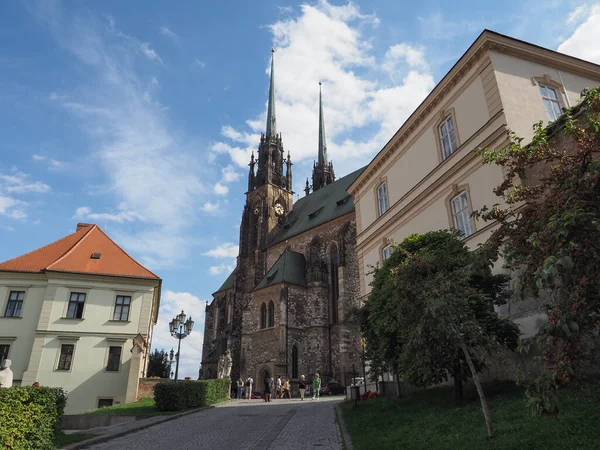Brno Czech Circa September 2022 Katedrala Svateho Petra Pavla Translation — 图库照片