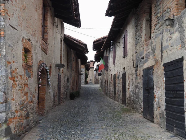Ricetto Fortified Medieval Village Candelo Italy — Fotografia de Stock
