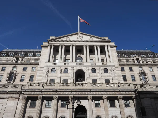 Bank England Boe London Storbritannien — Stockfoto