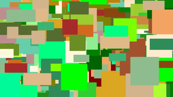 背景として有用な迷彩グリーンブラウンの形パターン — ストックベクタ