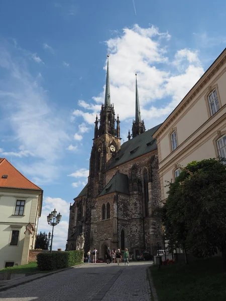 Brno Czech Circa September 2022 Katedrala Svateho Petra Pavla Translation — 图库照片