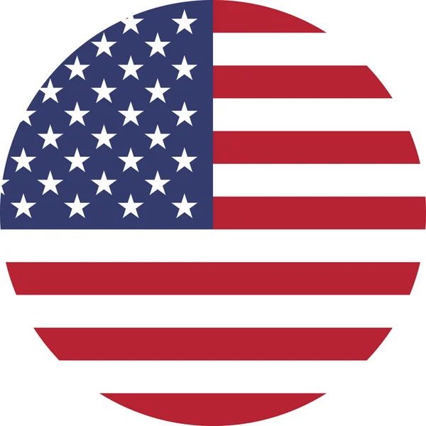 アメリカ アメリカ アメリカの国旗を — ストックベクタ