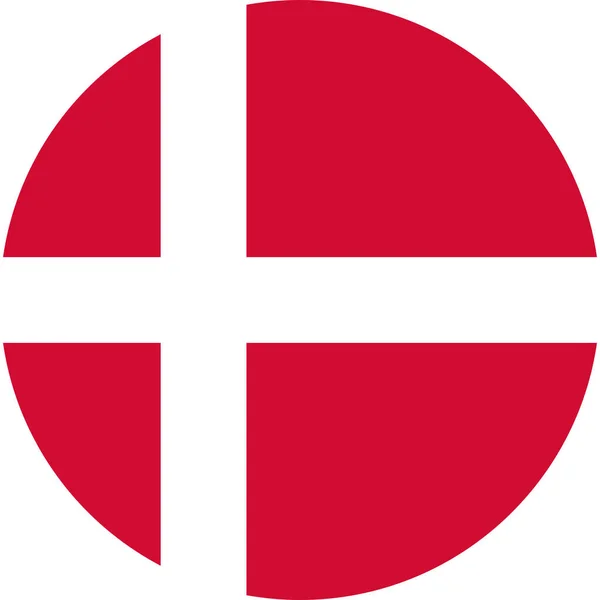 Dánia Európa Dán Nemzeti Zászló Körül — Stock Fotó