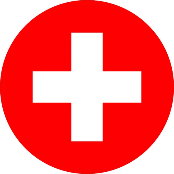 Swiss National Flag Switzerland Europe — Stock Photo, Image