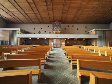 VIENNA, AUSTRIA - CIRCA EPTEMBER 2022: Unterheiligenstaedter Pfarrkirche Roman Katolik Kilisesi