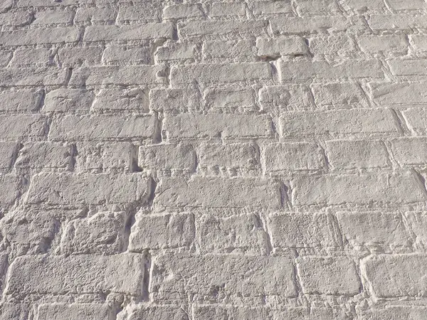 Industrial Style White Brick Wall Useful Background — 图库照片