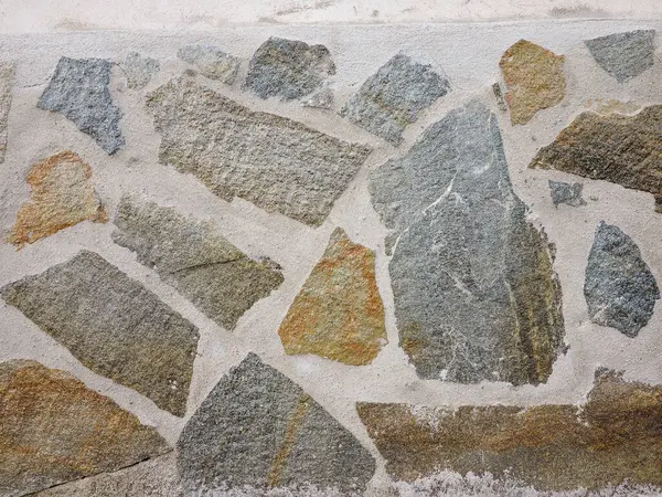 産業スタイル不規則なオプスの内部の石壁は背景として有用な仕上げ — ストック写真