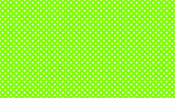 White Polka Dots Pattern Chartreuse Useful Background — Foto Stock
