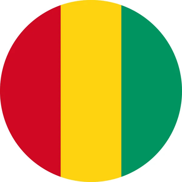 几内亚 非洲的国旗 — 图库矢量图片