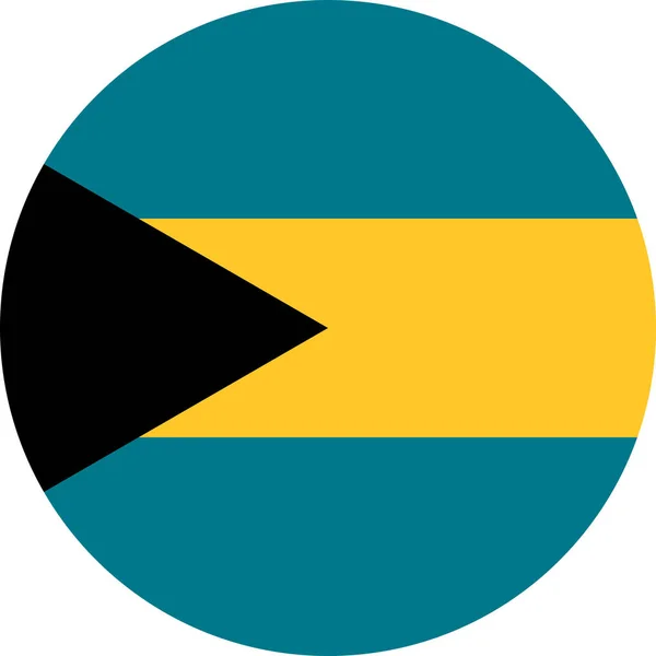 Bahamas Nasjonale Flagg Amerika – stockvektor