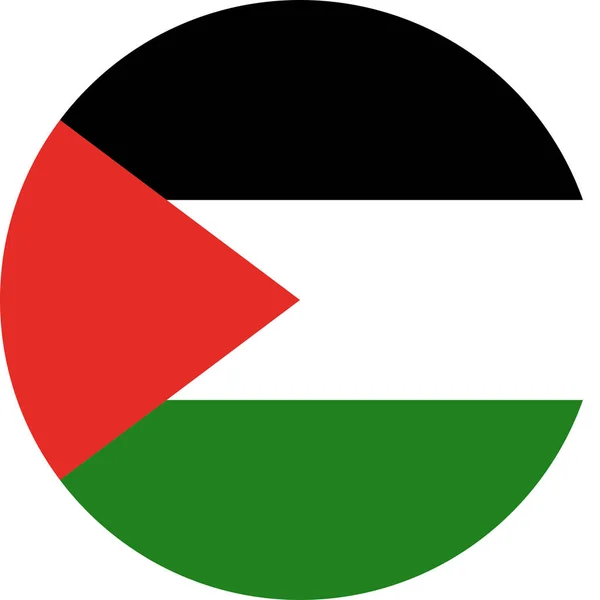 Παλαιστινιακή Εθνική Σημαία Παλαιστίνης Ασίας — Διανυσματικό Αρχείο