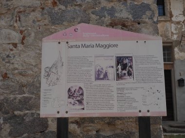 CANDELO, ITALY - CIRCA JULY 2022: Santa Maria Maggiore translation St Mary Major church
