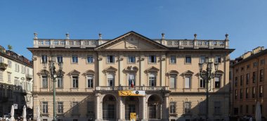 TURIN, İtalya - CIRCA EPTEMBER 2022: Konservatuar Giuseppe Verdi devlet müzik konservatuarı