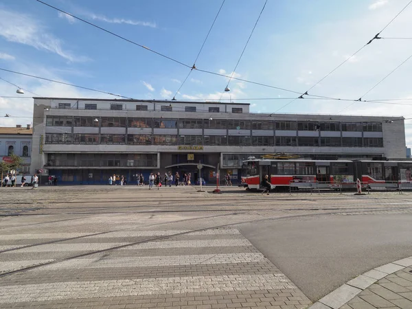 Brno Repubblica Ceca Circa Settembre 2022 Edificio Centrale Uffici Postali — Foto Stock