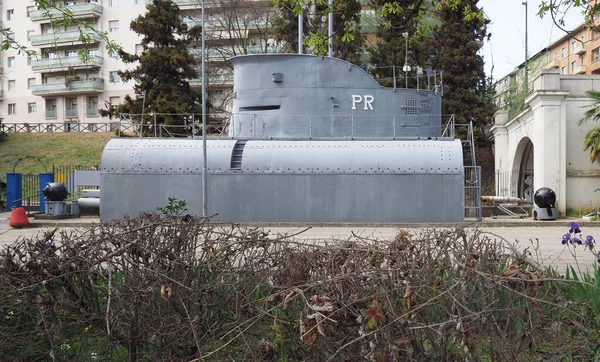 Turín Italia Circa Abril 2023 Reliquia Del Submarino Andrea Provana —  Fotos de Stock