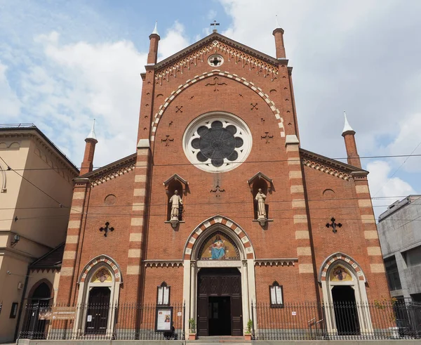 Turin Itálie Circa Červen 2023 Sacro Cuore Gesu Svatyně Kostel — Stock fotografie