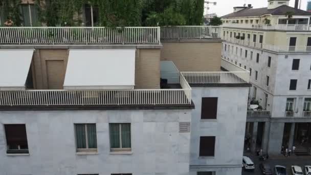 Turin Italy June 2023 Повітряний Вид Центр Міста Включаючи Яцзетта — стокове відео
