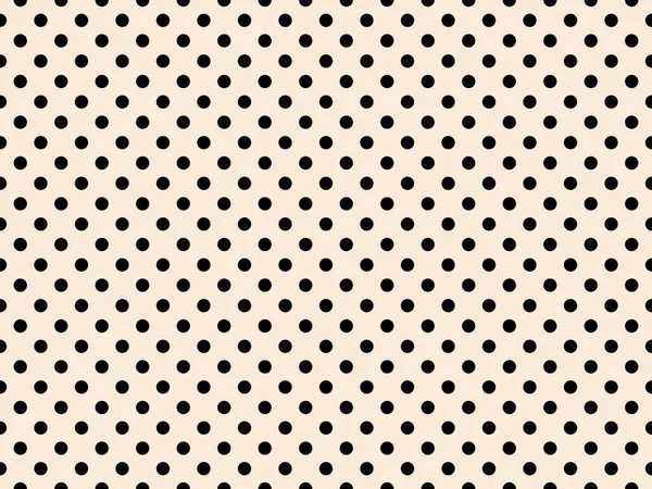 Black Polka Dots Pattern Antique White Useful Background — Foto Stock