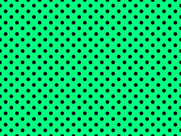 Black Polka Dots Pattern Spring Green Useful Background — Fotografia de Stock