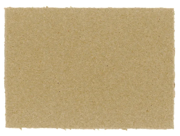 Кусок Коричневой Картонной Бумаги Полезной Качестве Фона — стоковое фото